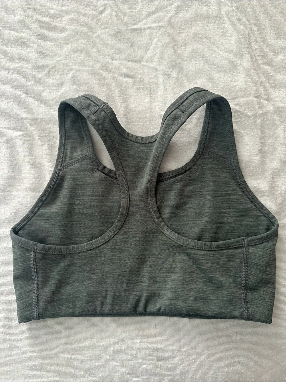 Nike Racerback Sports Bra bundle- Teal Blue & Heather Gray